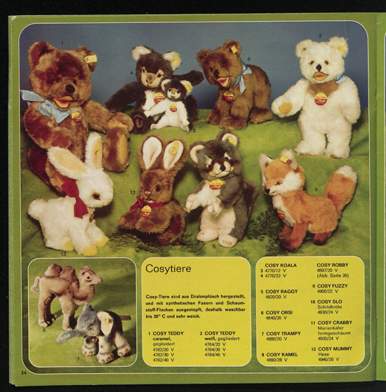 Seite 24 Margarete Steiff Katalog KD 75 1975