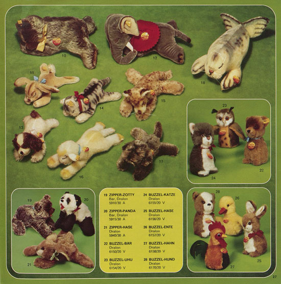 Seite 27 Margarete Steiff Katalog KD 75 1975