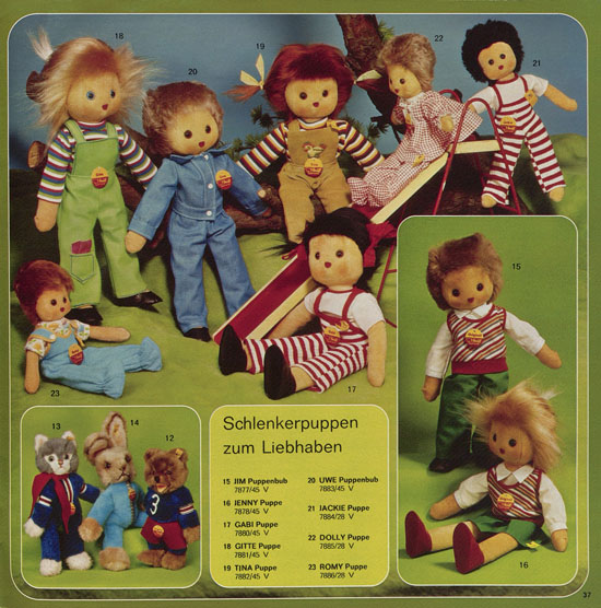 Seite 37 Margarete Steiff Katalog KD 75 1975