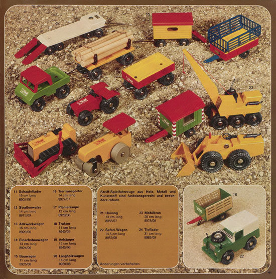 Seite 41 Margarete Steiff Katalog KD 75 1975