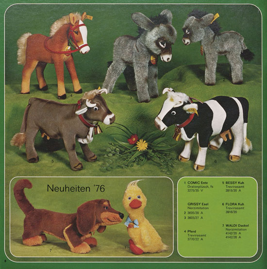 Seite 8 Margarete Steiff Katalog 1976