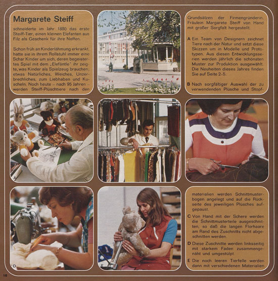 Seite 10 Margarete Steiff Katalog 1976