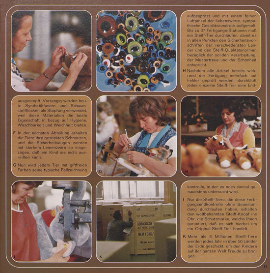 Seite 11 Margarete Steiff Katalog 1976