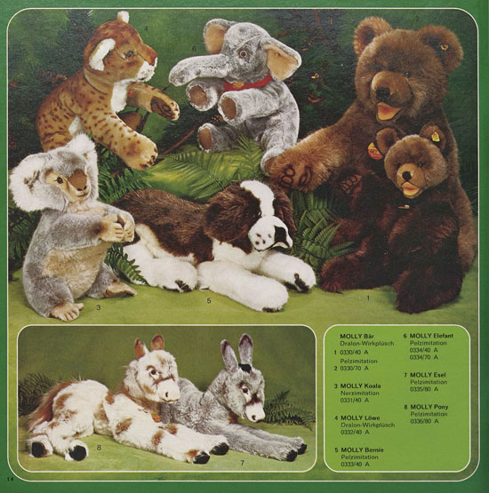 Seite 14 Margarete Steiff Katalog 1976