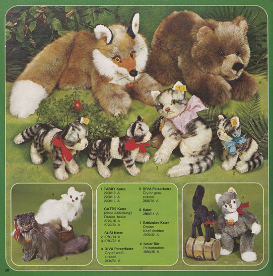 Seite 20 Margarete Steiff Katalog 1976