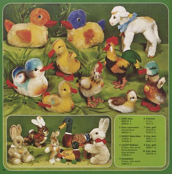 Seite 22 Margarete Steiff Katalog 1976