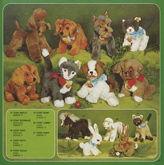 Seite 27 Margarete Steiff Katalog 1976