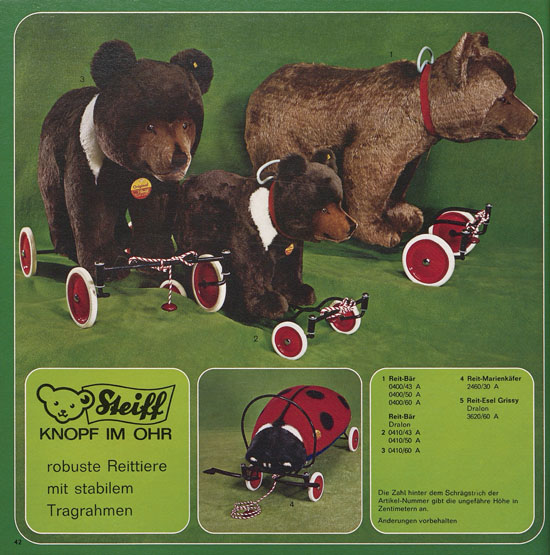 Seite 42 Margarete Steiff Katalog 1976