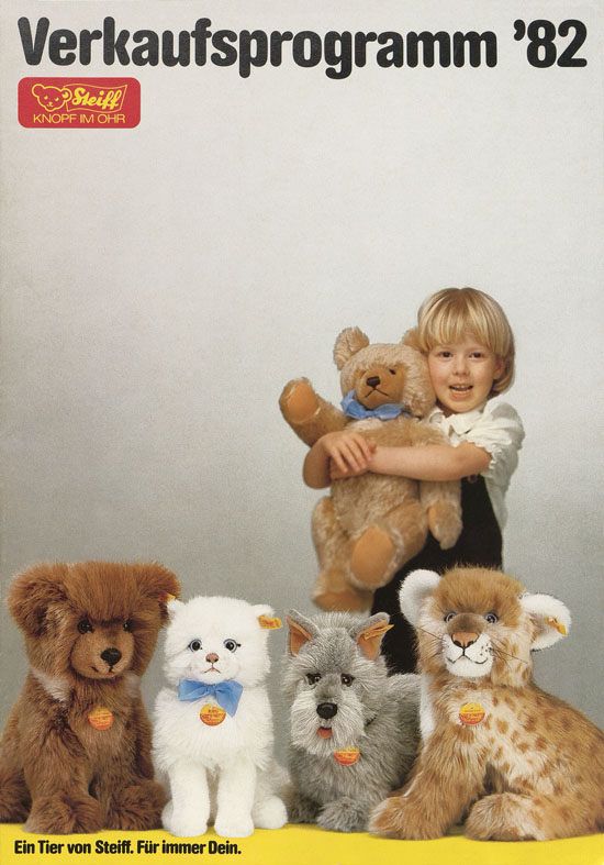 Seite 1 Margarete Steiff Verkaufsprogramm 1982