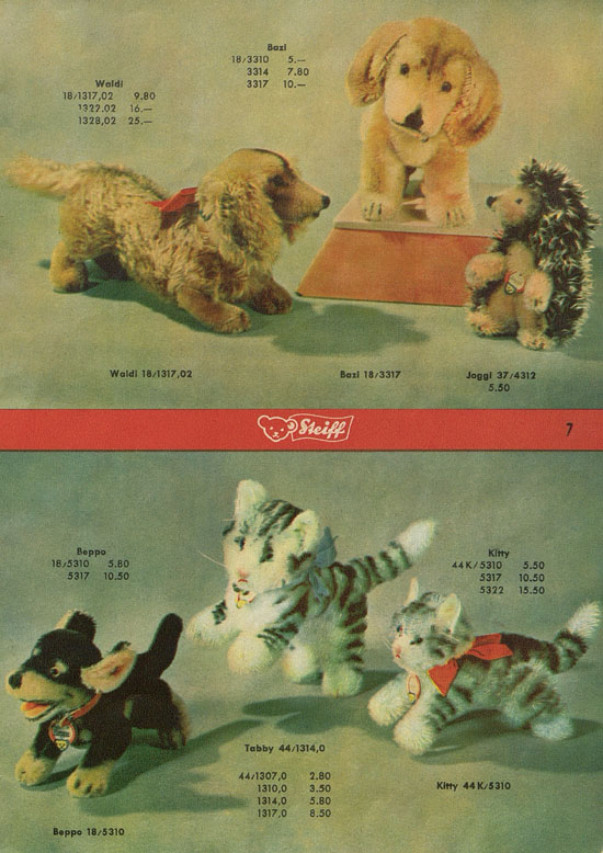 Seite 7 Margarete Steiff KAD 52 Katalog 1952