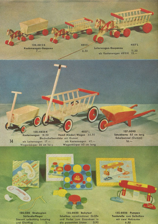 Seite 14 Margarete Steiff KAD 52 Katalog 1952