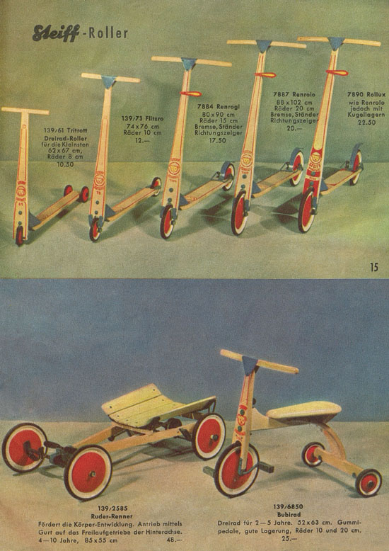 Seite 15 Margarete Steiff KAD 52 Katalog 1952