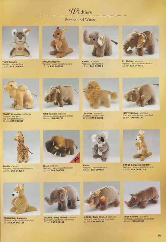 Margarete Steiff Katalog 1997