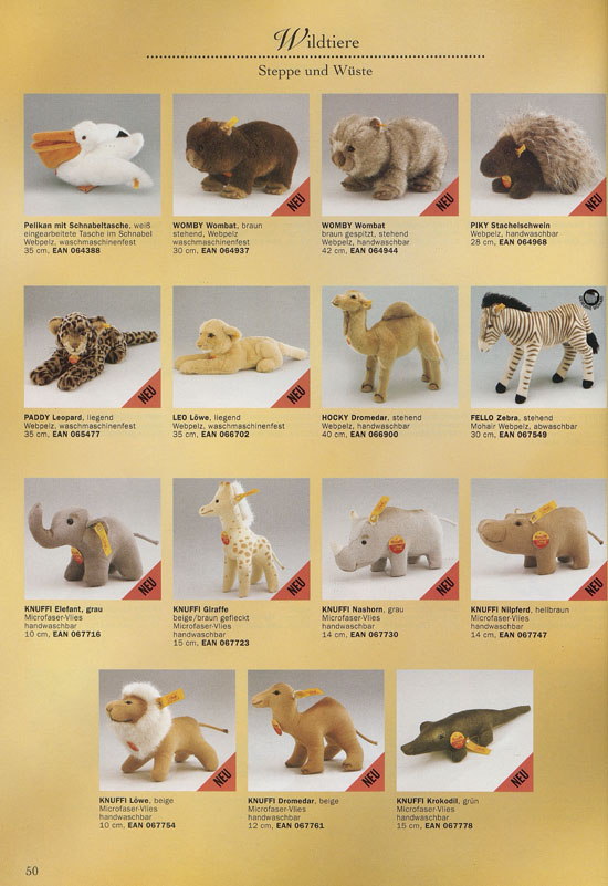 Margarete Steiff Katalog 1997