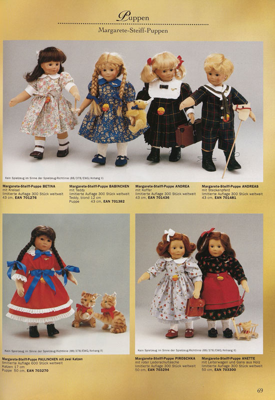 Margarete Steiff Katalog 1997