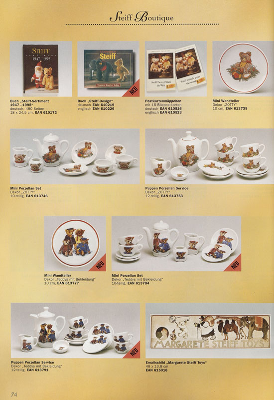 Margarete Steiff Katalog 1997