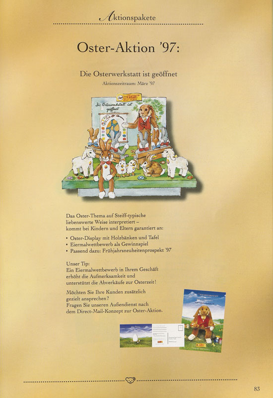 Margarete Steiff Katalog 1997