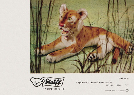 Margarete Steiff Katalog Schautiere 1967-1970