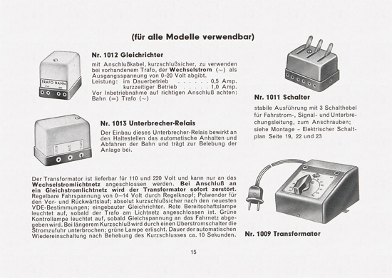 Richard Stube Schwebebahn Katalog 1957