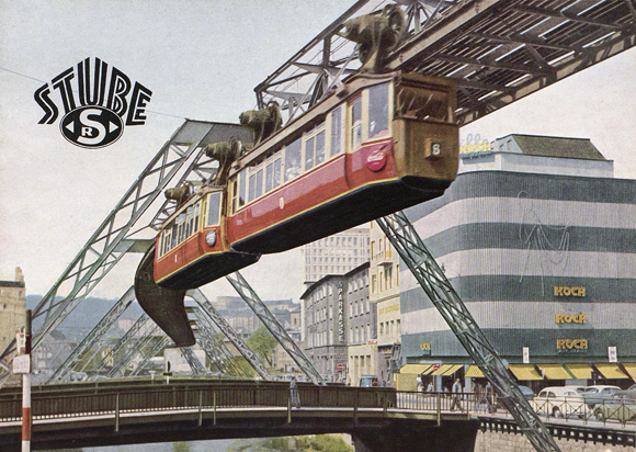 Stube Schwebebahn Produktblatt 1957