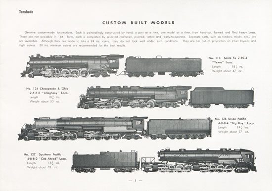 Tenshodo catalog 1959