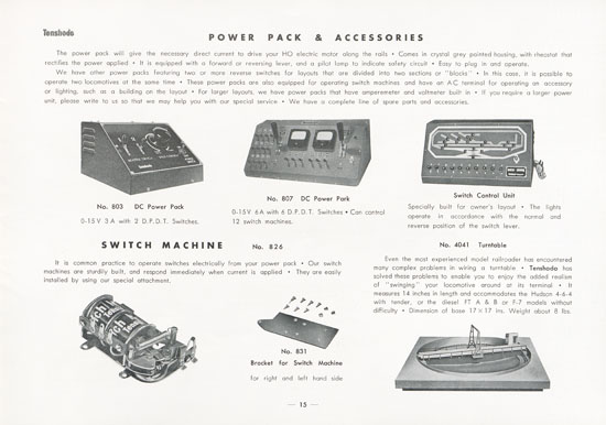 Tenshodo catalog 1959