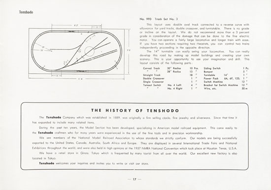 Tenshodo catalog 1959