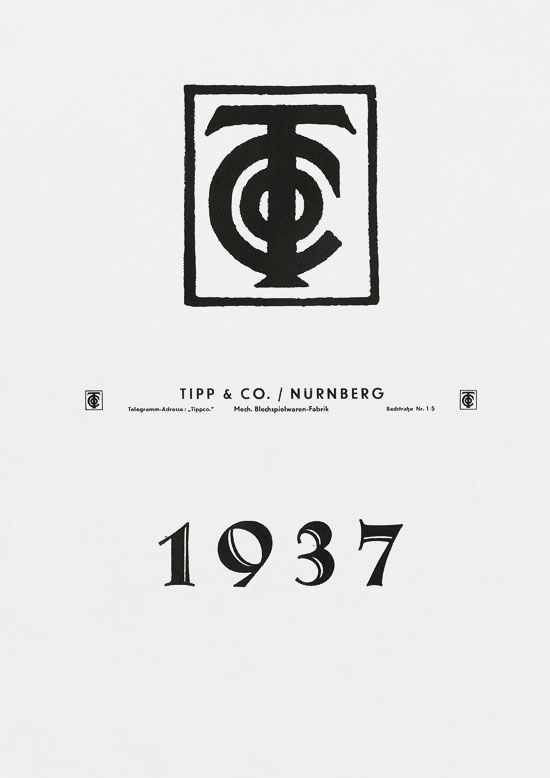 Seite 1 Tipp & Co. Katalog 1937