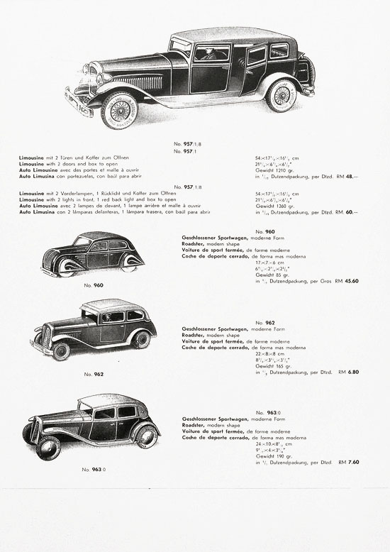 Tipp & Co. Katalog 1937