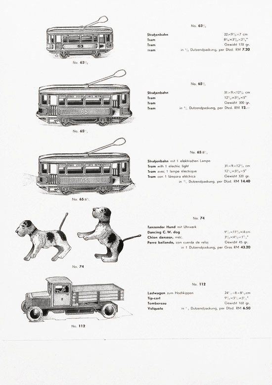 Tipp & Co. Katalog 1937