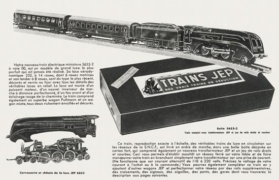 Trains JEP Serie 56 catalogue 1950