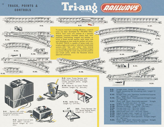 Tri-ang Railways catalog 1956