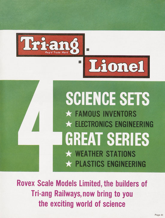 Tri-ang Railways catalog 1963