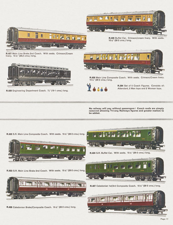 Tri-ang catalog Railways and Motorways 1964