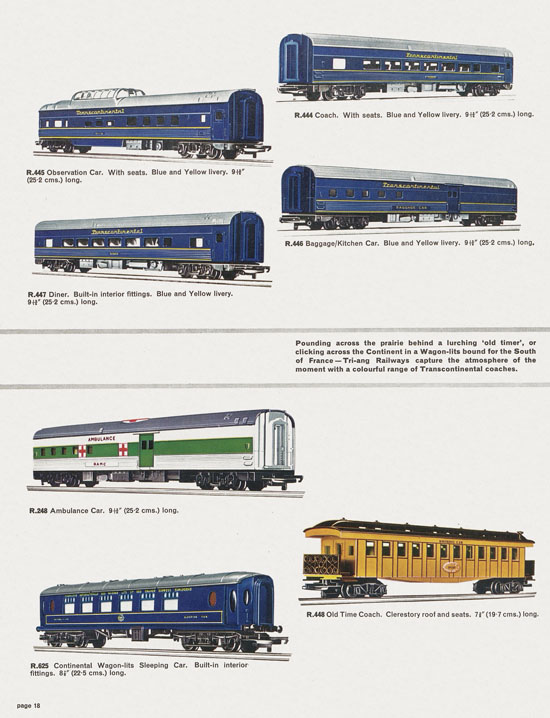 Tri-ang catalog Railways and Motorways 1964