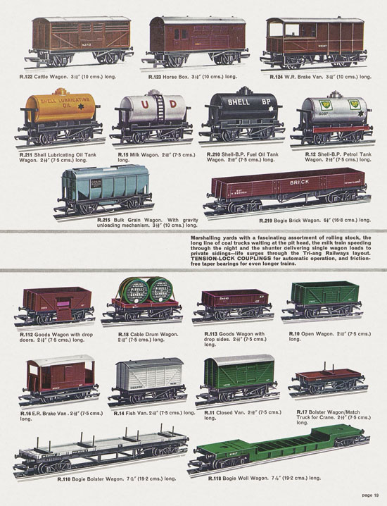 Tri-ang catalog Railways and Motorways 1964