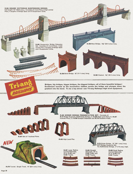 Tri-ang catalog Railways and Motorways 1964