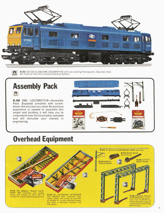 Tri-ang Hornby Minic catalogue 1968