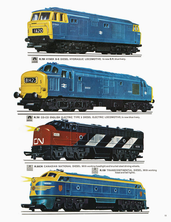 Tri-ang Hornby Minic catalogue 1968