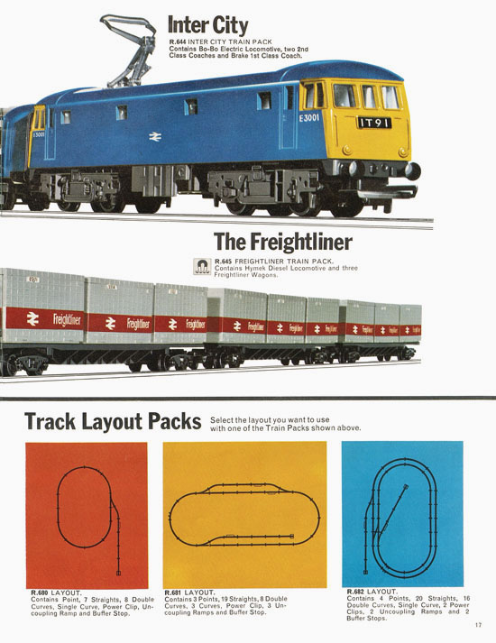 Tri-ang Hornby Minic catalogue 1968