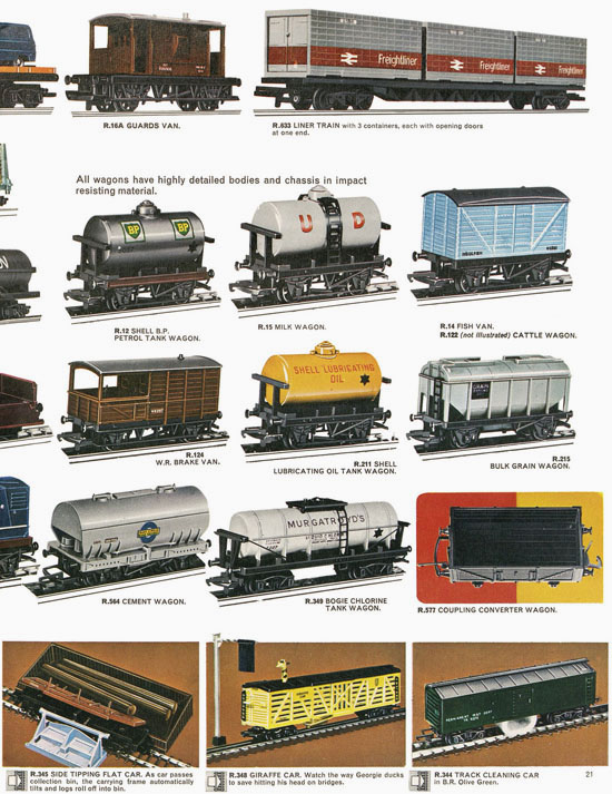 Tri-ang Hornby Minic catalogue 1968