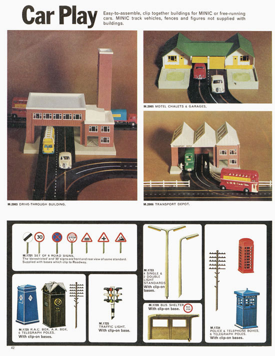 Tri-ang Hornby Minic catalogue 1968