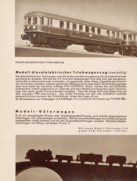 Seite 5 Trix Katalog 1937-1938