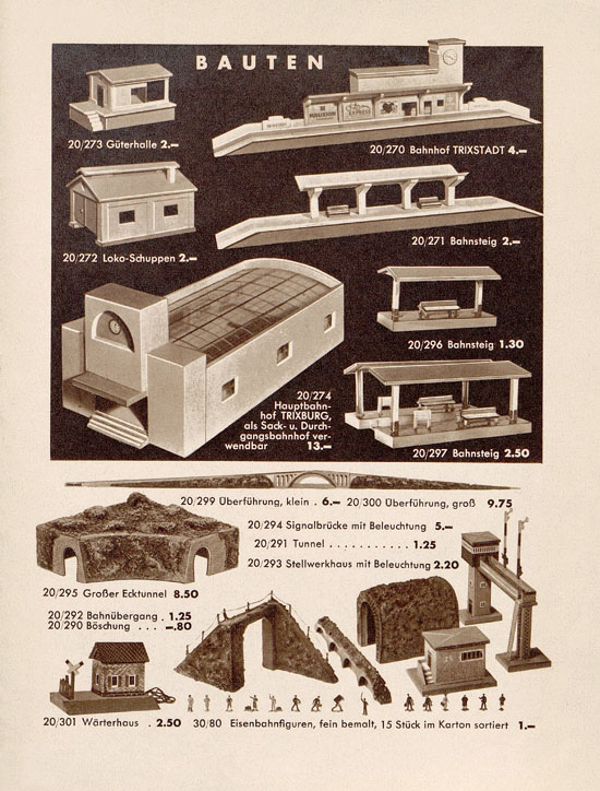 Seite 15 Trix Katalog 1937-1938