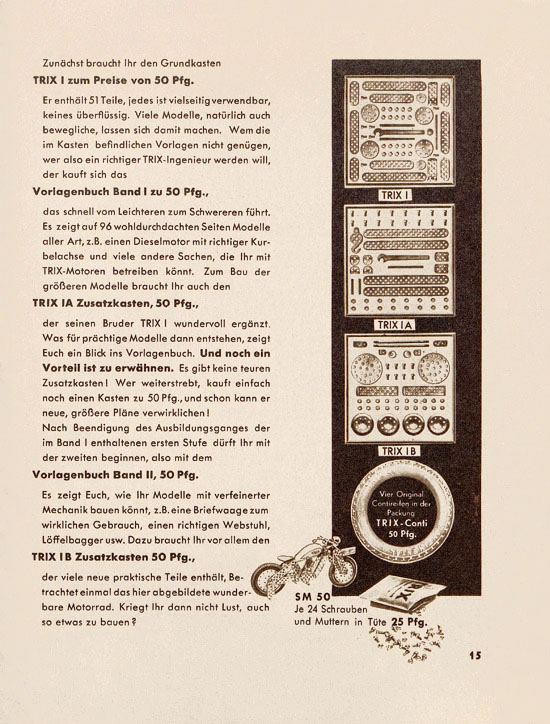 Seite 17 Trix Katalog 1937-1938