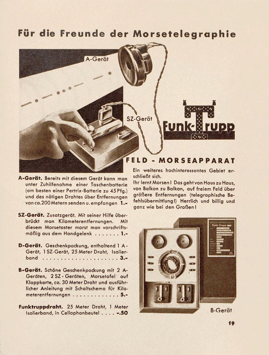 Seite 21 Trix Katalog 1937-1938