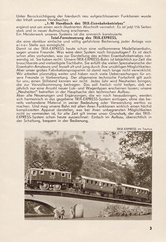 Seite 5 Trix Katalog 1938-1939