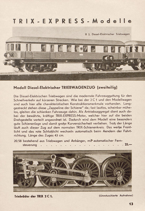 Seite 15 Trix Katalog 1938-1939