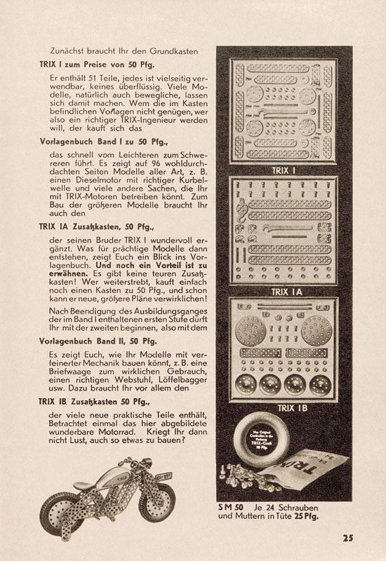 Trix Katalog 1938-1939