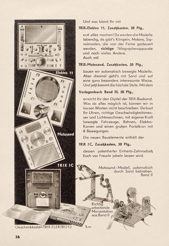 Seite 28 Trix Katalog 1938-1939
